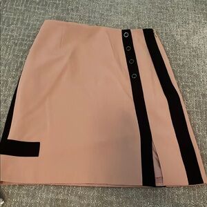 White House Black Market Pink Asymmetrical Pencil Skirt